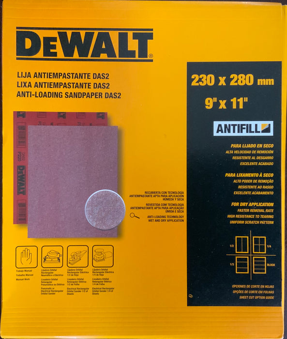 LIJA ANTIEMPASTANTE DAS2 180G - (DAS20180S)