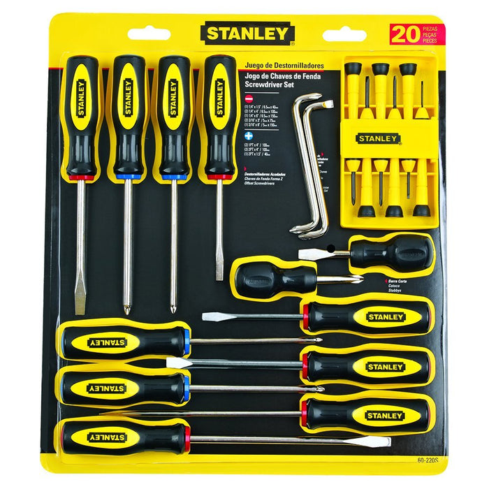 20PC BASIC SCREWDRIVER SET - STANLEY (0460220S)