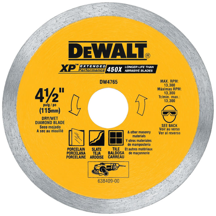 4 1/2” CONTINUOUS RIM - DEWALT (DW4765)