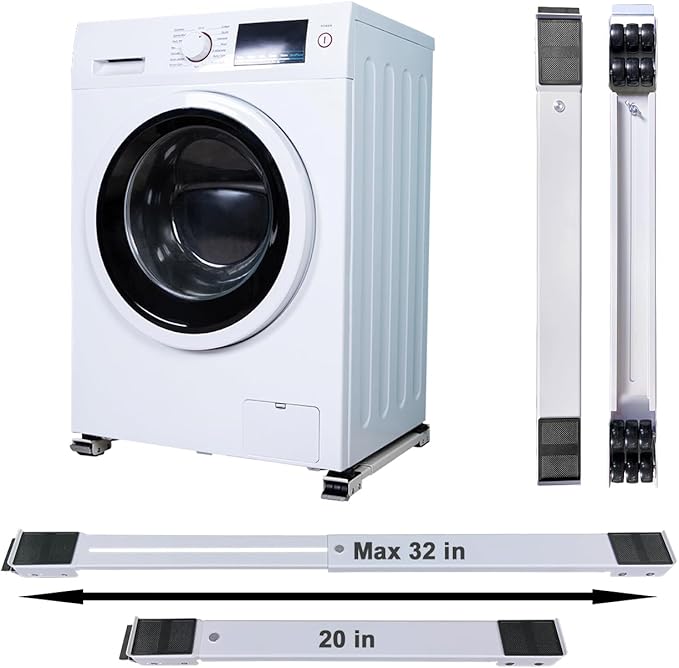 Heavy Duty Extensible Appliance Roller is Suitable for Washing Machines, Refrigerators, Dryers, Dishwashers and other Heavy Objects,