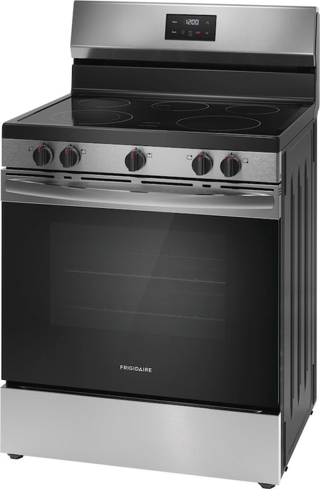 30" ELECTRIC RANGE STAINLESS STEEL- FRIGIDAIRE (FCRE3052BS)
