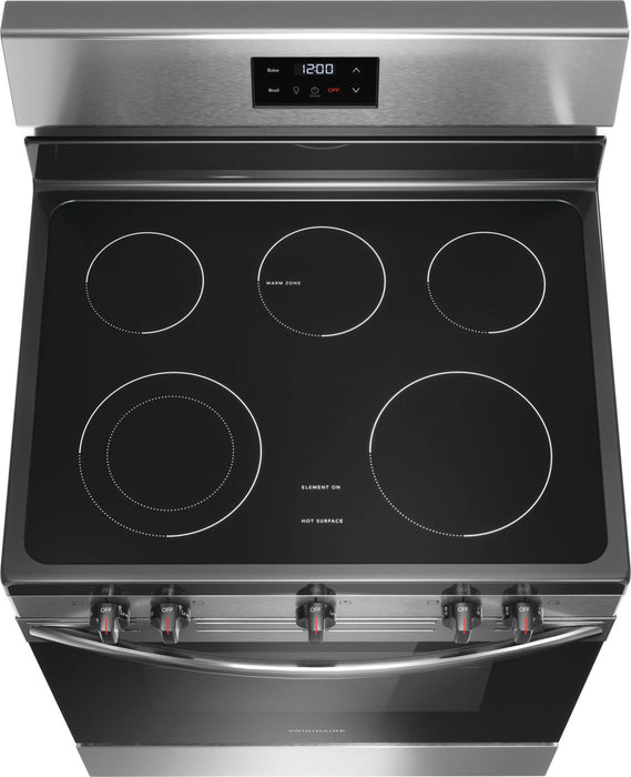 30" ELECTRIC RANGE STAINLESS STEEL- FRIGIDAIRE (FCRE3052BS)