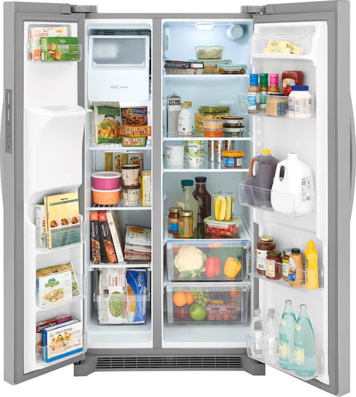 25.6CF  36" SXS REFRIGERATOR STANDARD DEPTH SIDE S/S- FRIGIDAIRE (FRSS2623AS)