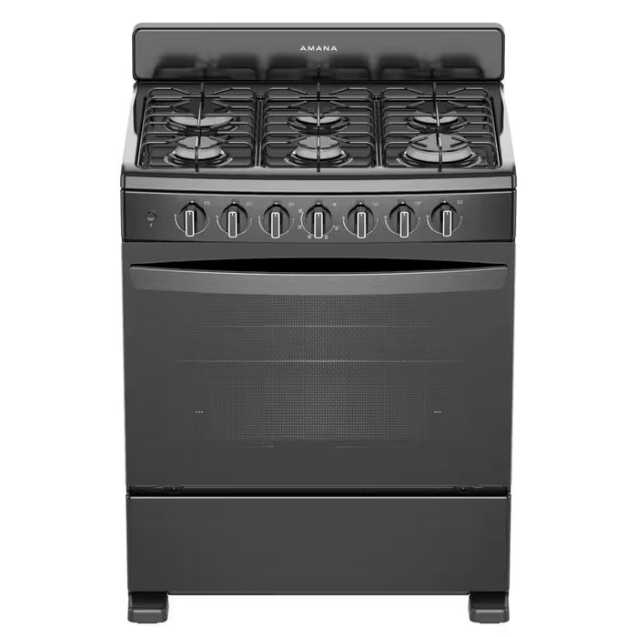30" GAS RANGE BLACK - AMANA (LAGR2110B)