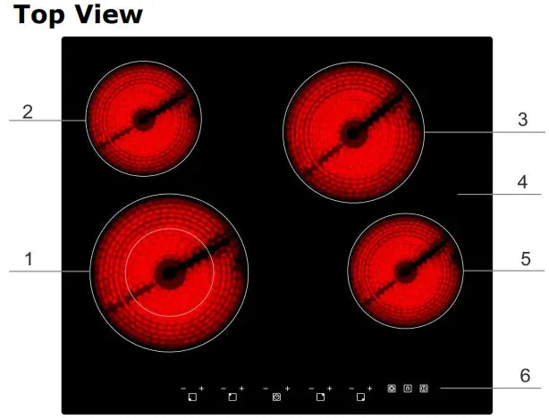 24" BUILT-IN ELECTRIC COOK TOP - PREMIUM (PES6016A)