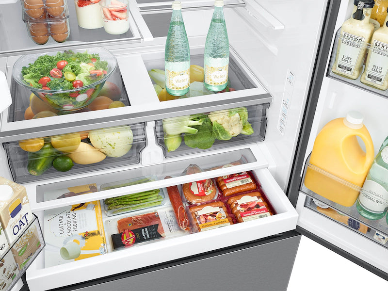 31 cu. ft. Mega Capacity 3-Door French Door Refrigerator with Four Types of Ice in Stainless Steel - SAMSUNG (RF32CG5400SRAA