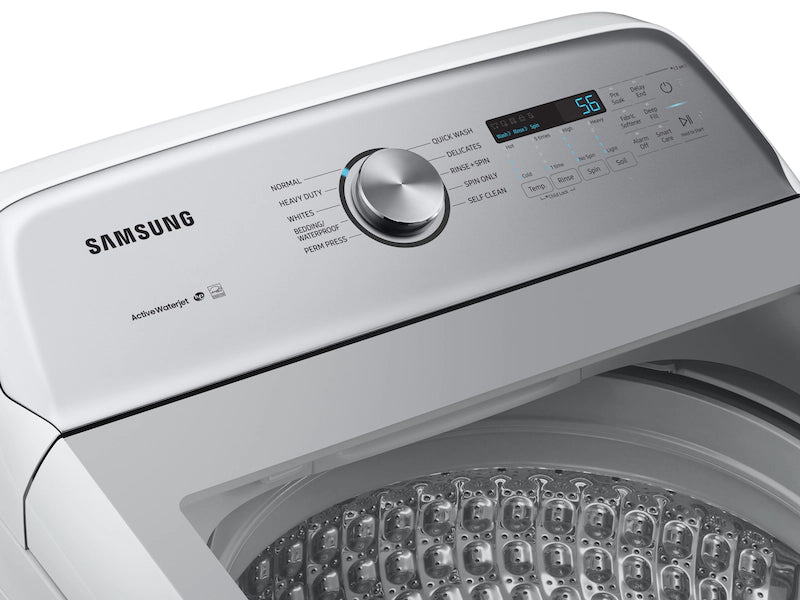 5CT TOP LOAD WASHER WITH ACTIVE WATER JET WHITE  SAMSUNG (WA50R5200AW/US)