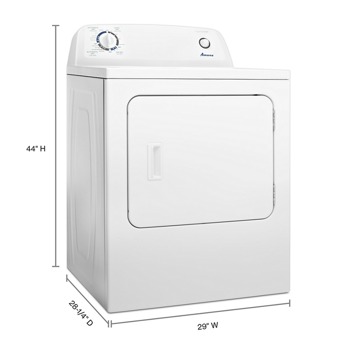 6.5CF ELECTRIC DRYER AMANA (NED4655EW)