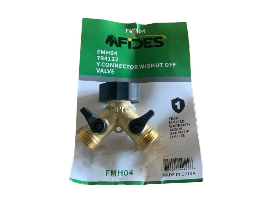 Y Connector W/Shut Off Valve (794122)