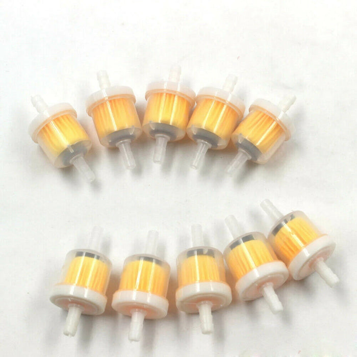 filtros de combustible universales en línea de 1/4" X para tractores pequeños (195306471844)