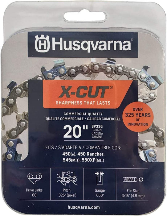 X-CUT SP33G CHAIN SAW CHAIN 20" (581643604)