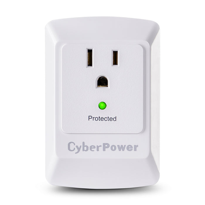 1 OUTLET SURGE PROTECTOR 1500 JOULES CYBERPOWER (B100WRC1)