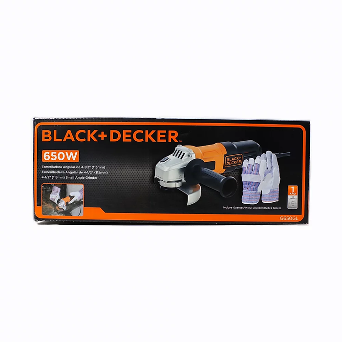 Esmelidora (GRINDER) de 4 1/2" - BLACK & DECKER (G650GL-B3)