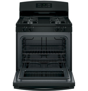 30" GAS RANGE FREE STANDING BLACK GENERAL ELECTRIC (JGBS60DEKBB)