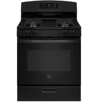 30" GAS RANGE FREE STANDING BLACK GENERAL ELECTRIC (JGBS60DEKBB)