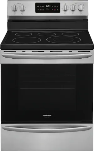 30" F/S ELECTRIC RANGE WITH STEAM CLEAN  FRIGIDAIRE GALLERY (GCRE3038AF)