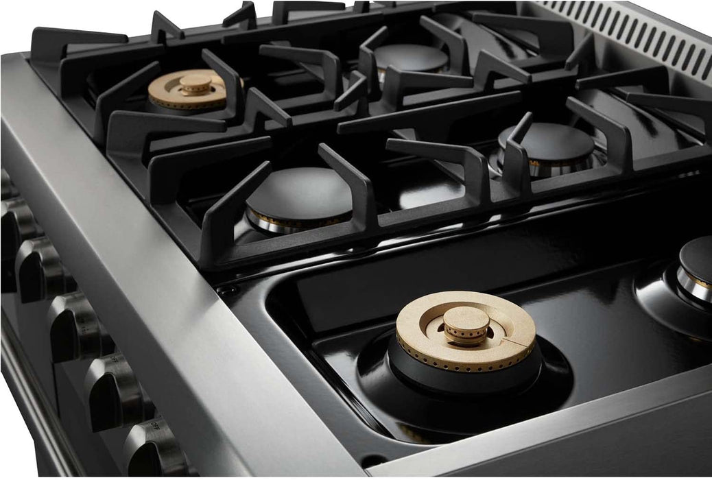 36 Inch Professional Gas Range in Stainless Steel THOR (HRG3618U)