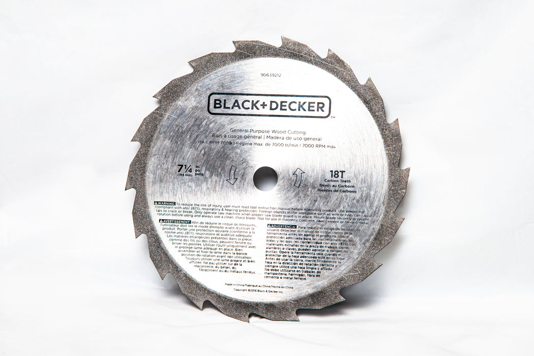 Sierra Circular de 13 amp con láser - BLACK & DECKER (BDECS300C)