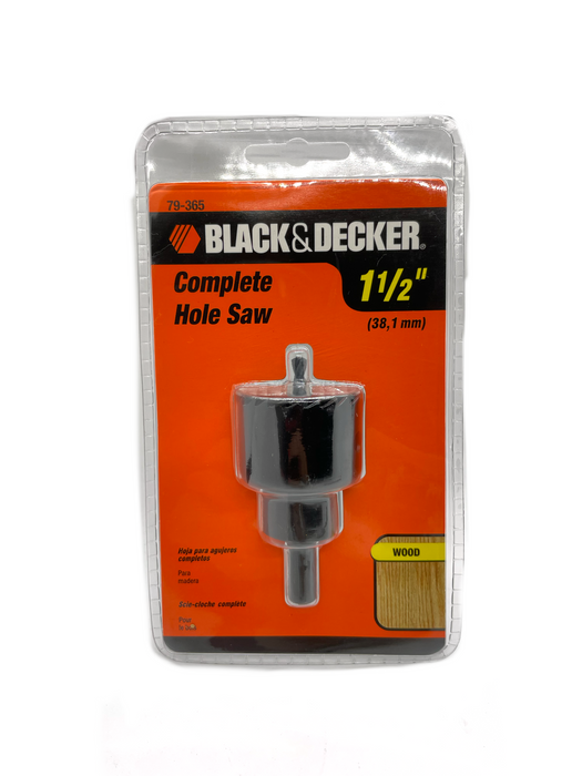 1 1/2“ MAND HOLE SAW - BLACK & DECKER (79-365A)