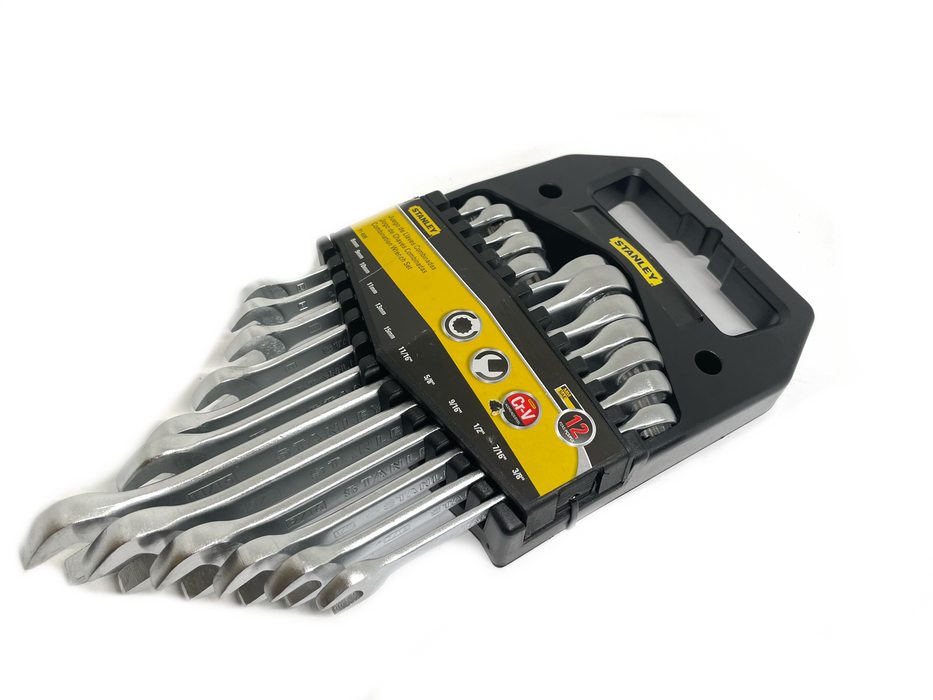 12PC WRENCH SET (SAE/METRIC) - STANLEY (9771608)