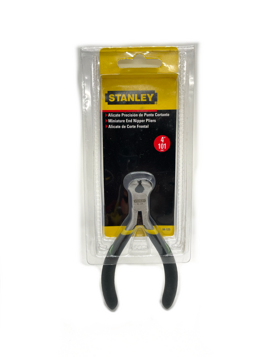 4" MINIATURE END NIPPER PLIERS - STANLEY (95IB84125)