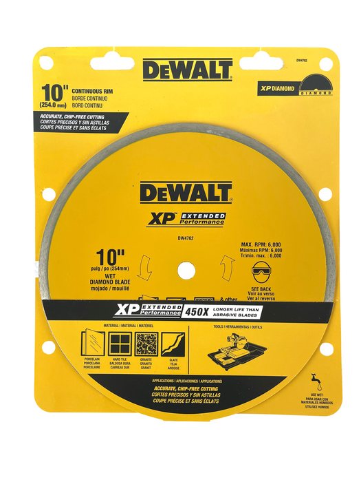 10” TILE BLADE - DeWALT (DW4762)