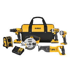 20-Volt MAX Lithium-Ion Cordless Combo Kit (6-Tool) with (2) Batteries 2Ah, Charger and Tool Bag - DEWALT (DCK620D2)