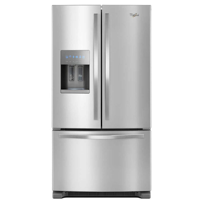 25 Cu Ft French Door Refrigerator Stainless Steel - Whirlpool(WRF555SDFZ)