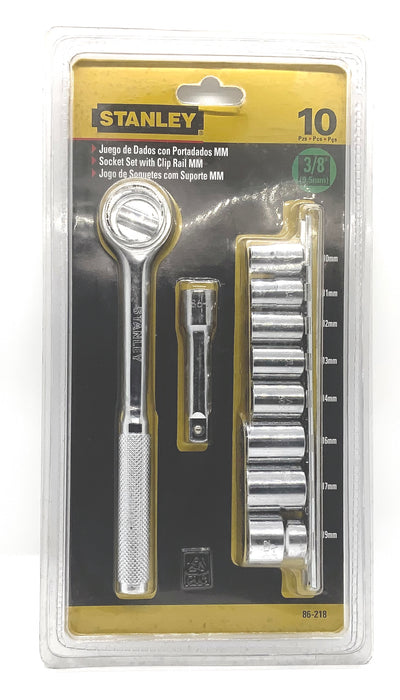 3/8" SOCKET SET MM 13 PCS - STANLEY (9786218)