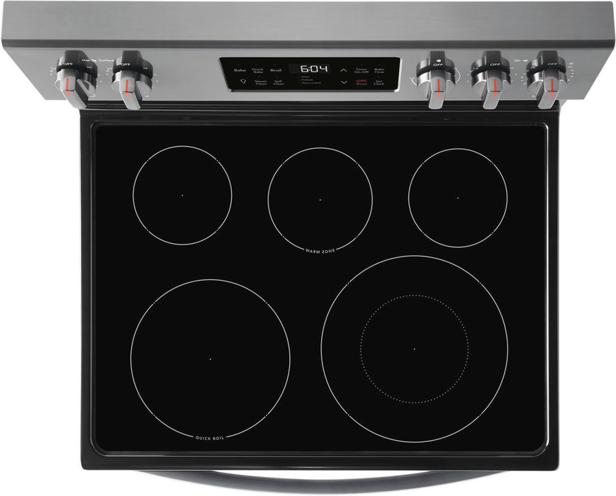 5CF Black Stainless Steel Electric Range FRIGIDAIRE GALLERY (GCRE3038AD)
