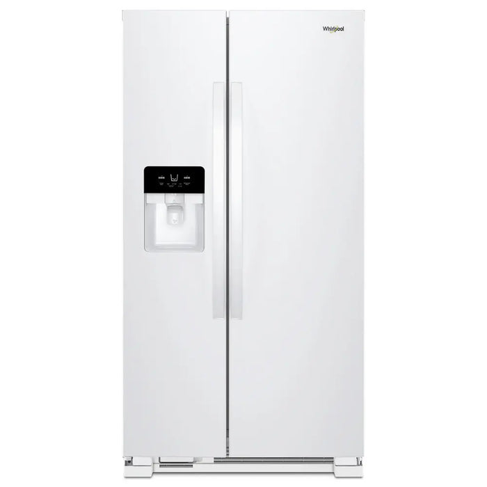 25 CuFt SxS Refrigerator White - WHIRLPOOL(WRS325SDHW)