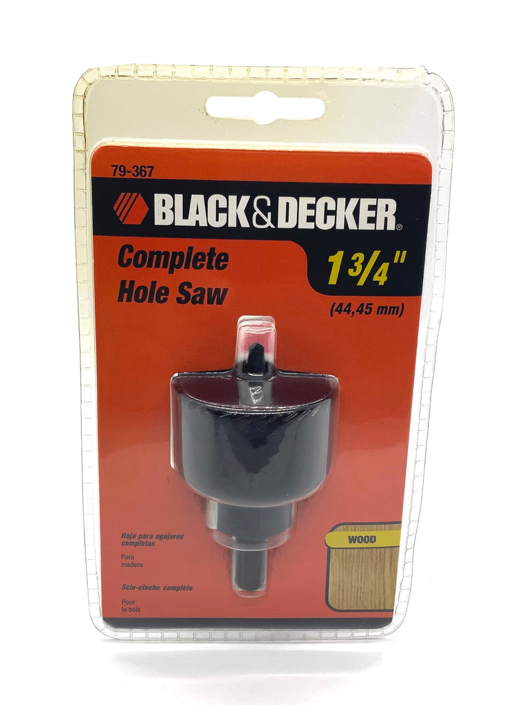 1 3 4 COMPLETE HOLE SAW BLACK DECKER 79 367 Home Store