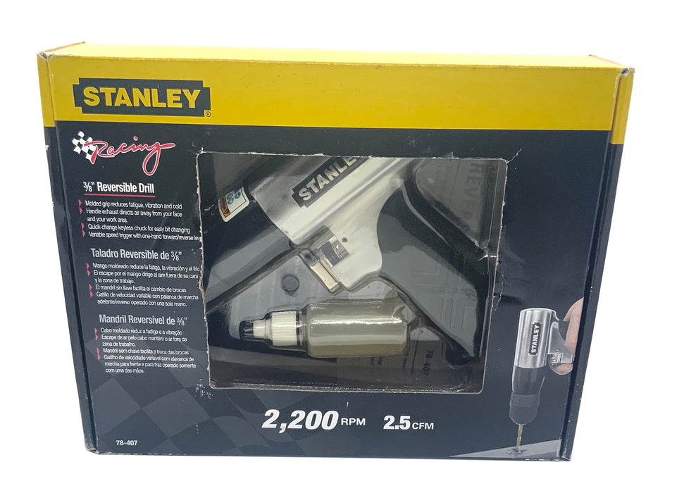 3/8" REVERSIBLE AIR DRILL - STANLEY (95IB78407)