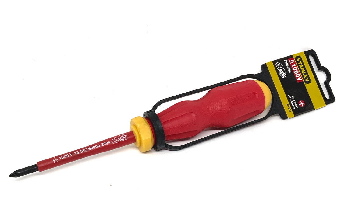 #1 PHILLIPS INSULATED SCREWDRIVER - STANLEY (95IB65973)