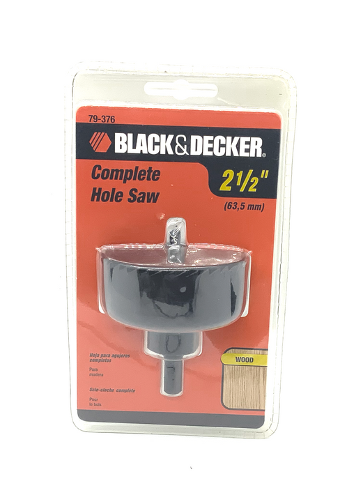 2-1/2” Hole Saw - BLACK & DECKER (79-376)