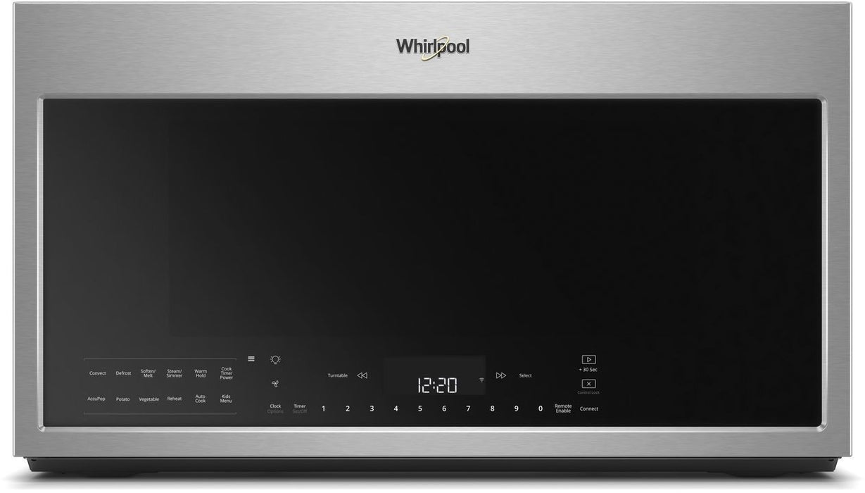 1.2 cu. ft. Smart Over the Range Convection Microwave - Whirlpool (WMH78019HZ)