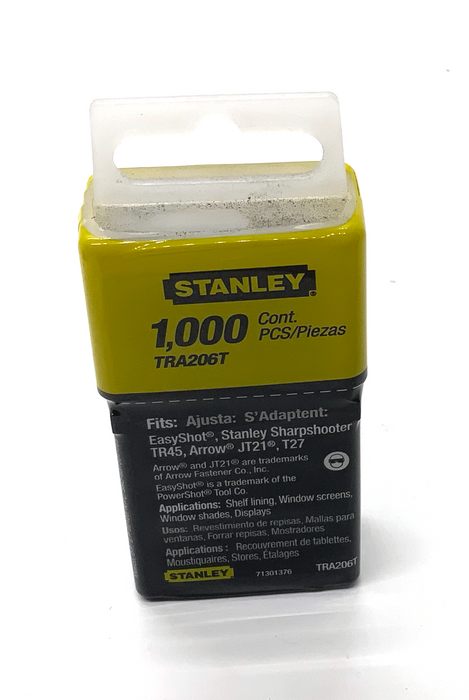 3/8" Light Duty Staples 1,000PCS - STANLEY (04TRA206T)