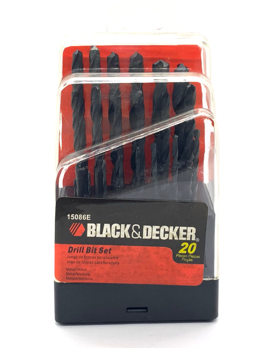 20PCS DRILL BIT SET - BLACK & DECKER (15086E)