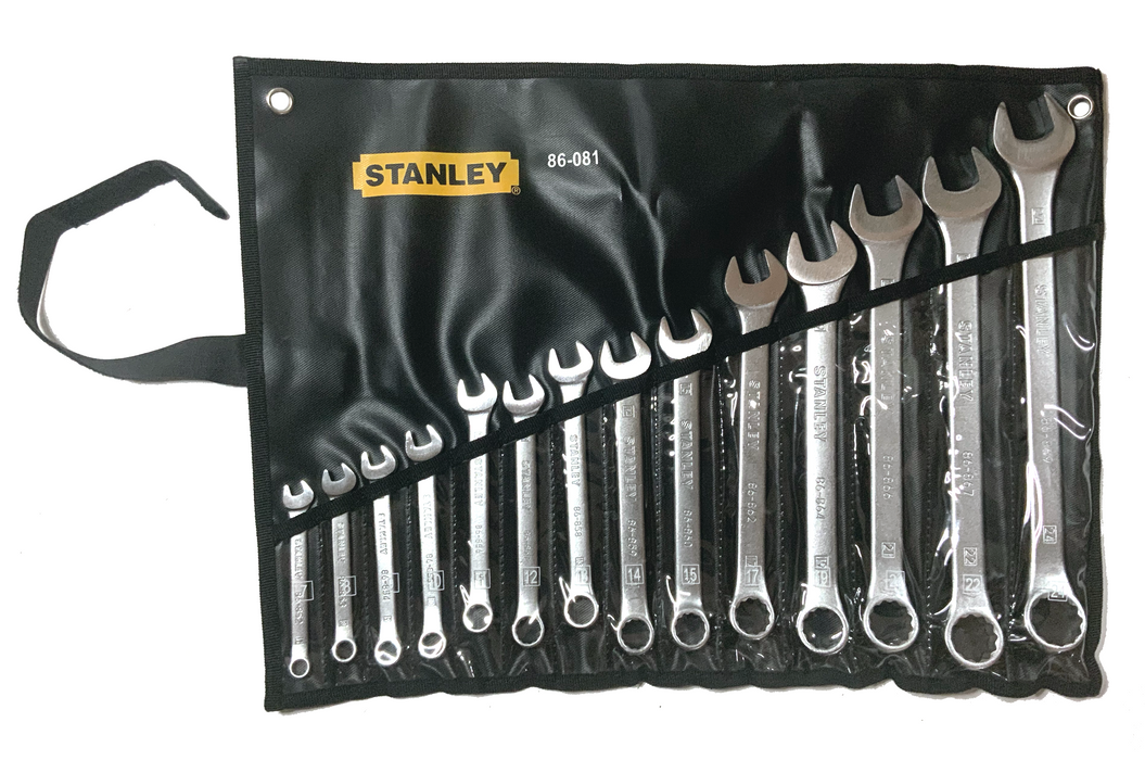 14PCS COMBINATIONS WRENCH SET / MM - STANLEY (9786081)