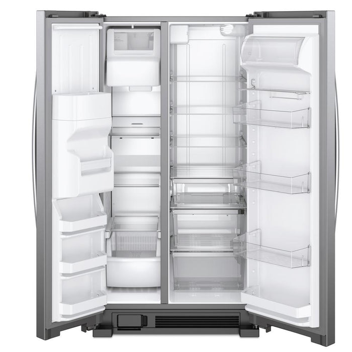 25 CuFt SxS Refrigerator Stainless Steel - WHIRLPOOL (WRS325SDHZ)