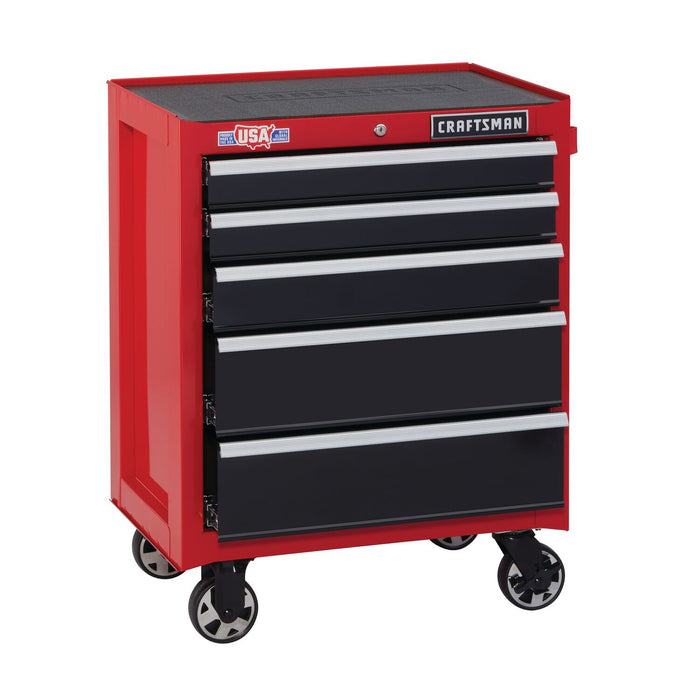 5 Drawer Rolling Cabinet (Red) - Craftsman (CMST22752RB)