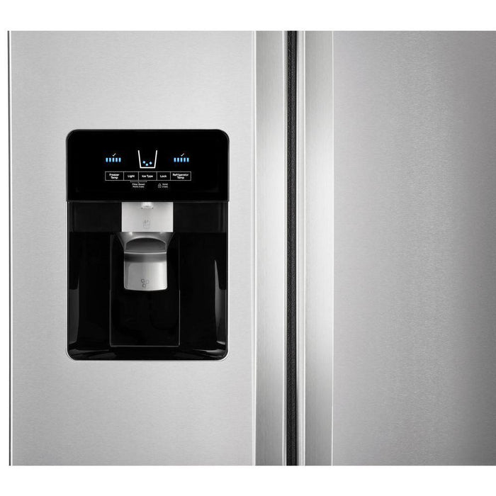 25 CuFt SxS Refrigerator Stainless Steel - WHIRLPOOL (WRS325SDHZ)