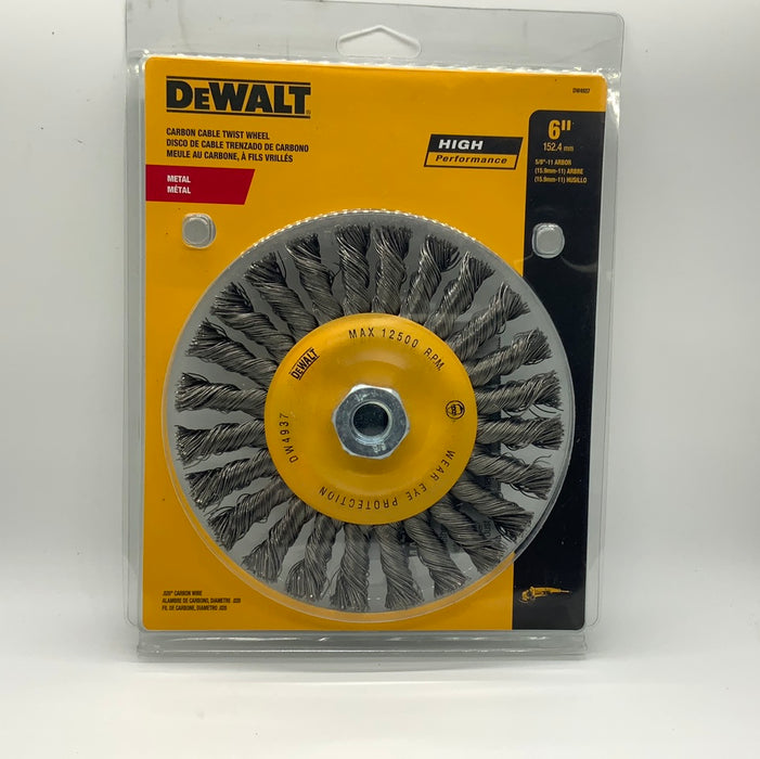 6" CARBON CABLE TWIST WHEEL - DEWALT (DW4937)