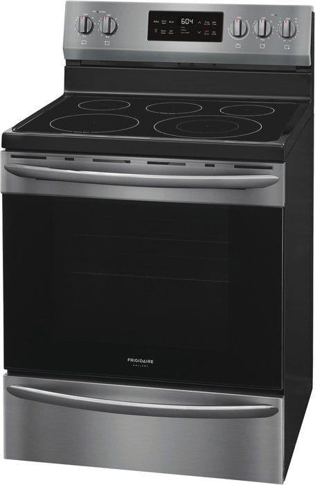 5CF Black Stainless Steel Electric Range FRIGIDAIRE GALLERY (GCRE3038AD)