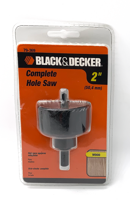 2” HOLE SAW - BLACK AND DECKER (79-369A)