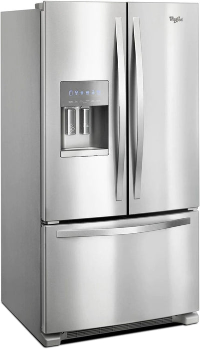 25 Cu Ft French Door Refrigerator Stainless Steel - Whirlpool(WRF555SDFZ)