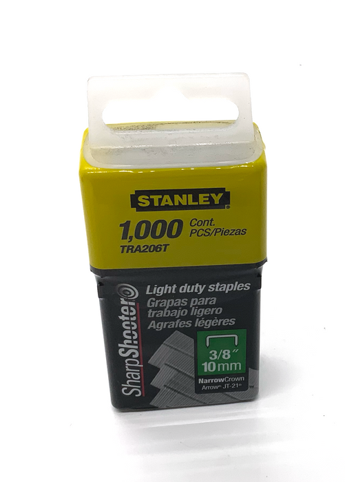 3/8" Light Duty Staples 1,000PCS - STANLEY (04TRA206T)