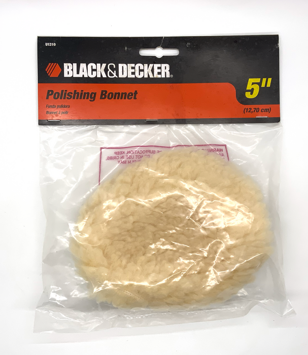 Black & Decker 95-043 6 Light Duty Polishing Bonnets with Foam Construction
