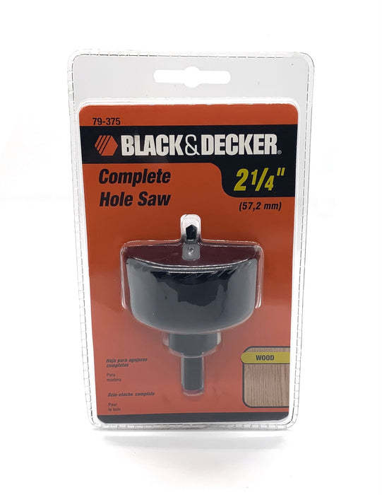 2-1/4” COMPLETE HOLE SAW - BLACK & DECKER (79-375)