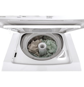 2.3CF WASHER AND 4.4CF ELECTRIC DRYER GE (GUD24ESSMWW)